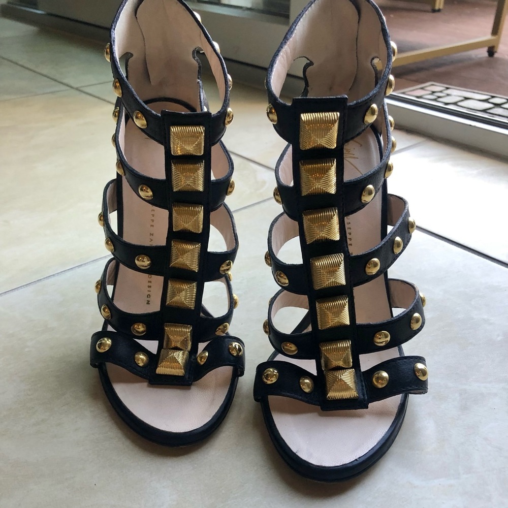 Giuseppe Zanotti gladiator cage sandals, size - 37.5